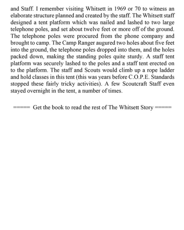 The Camp Whitsett Story - Soft Cover - Image 8
