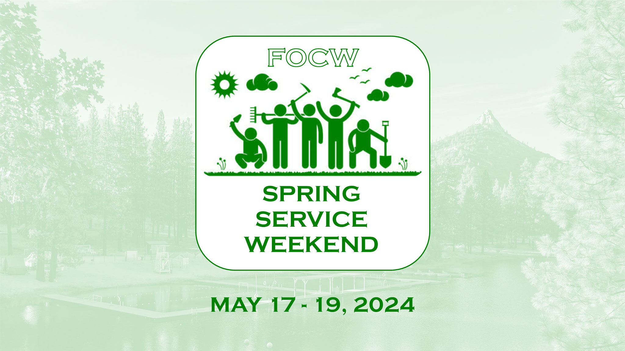 2024 Spring Service Weekend Header